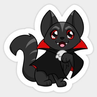 Vampire Cat Sticker